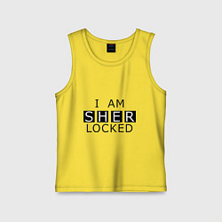 Детская майка I am Sherlocked