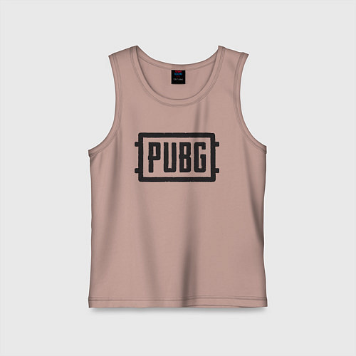 Детская майка PUBG / Пыльно-розовый – фото 1