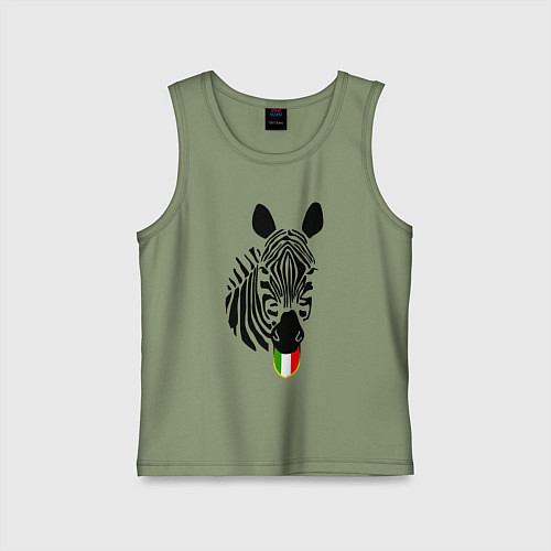 Детская майка Juventus Zebra / Авокадо – фото 1