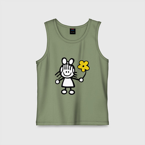 Детская майка Для влюбленных / Авокадо – фото 1