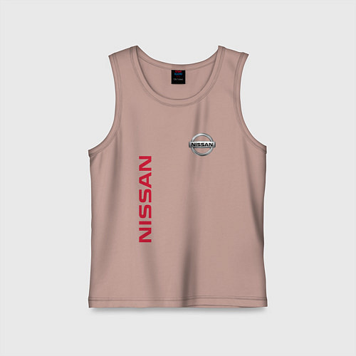 Детская майка Nissan Style / Пыльно-розовый – фото 1