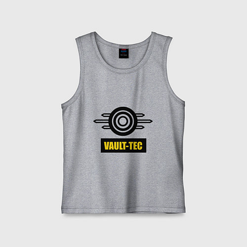 Детская майка Vault-tec / Меланж – фото 1
