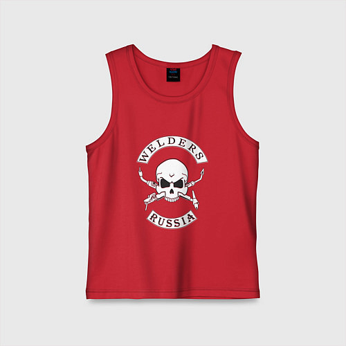 Детская майка Welders Russia / Красный – фото 1
