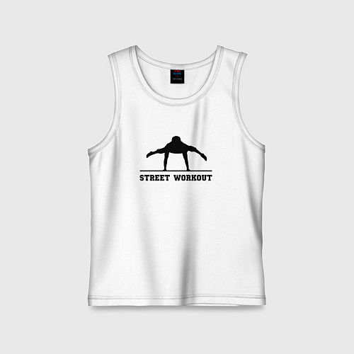 Детская майка Street workout v / Белый – фото 1