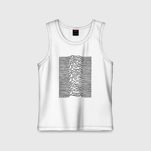 Детская майка Unknown Pleasures / Белый – фото 1