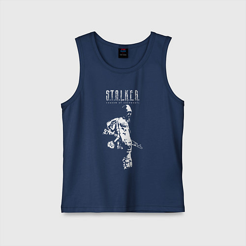 Детская майка STALKER: Shadow of Chernobyl / Тёмно-синий – фото 1
