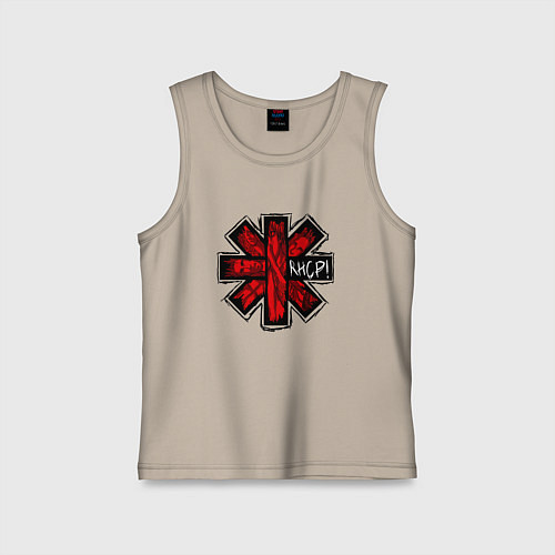 Детская майка Red Hot Chili Peppers / Миндальный – фото 1