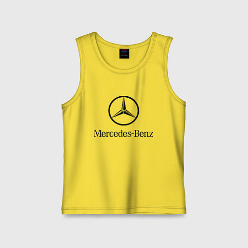 Детская майка Logo Mercedes-Benz / Желтый – фото 1