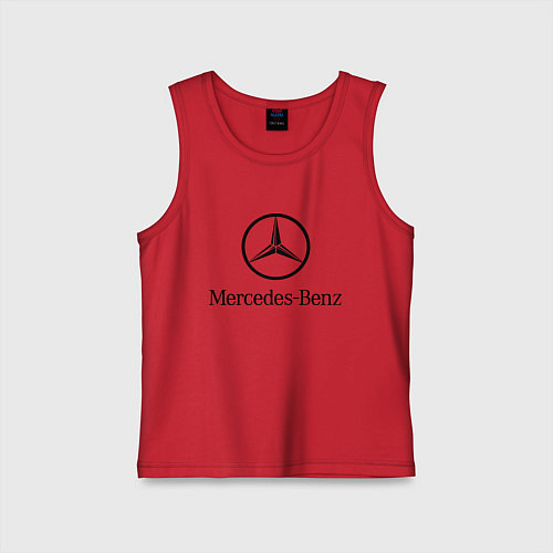 Детская майка Logo Mercedes-Benz / Красный – фото 1