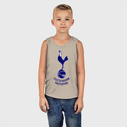Майка детская хлопок Tottenham FC, цвет: миндальный — фото 2