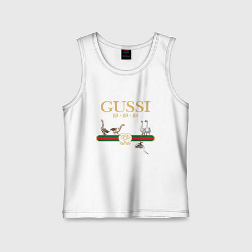 Детская майка GUSSI Village Version / Белый – фото 1