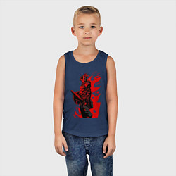 Майка детская хлопок Убийца гоблинов, цвет: тёмно-синий — фото 2