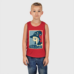 Майка детская хлопок MLP: Yes I Can, цвет: красный — фото 2