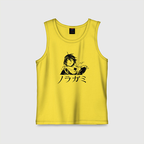 Детская майка Бездомный Бог / Желтый – фото 1