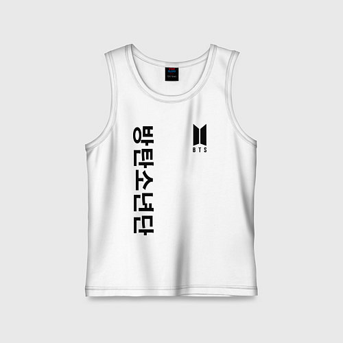 Детская майка BTS Korea / Белый – фото 1