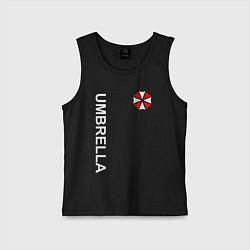 Майка детская хлопок UMBRELLA CORP, цвет: черный