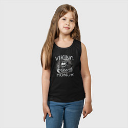 Майка детская хлопок Viking Honor, цвет: черный — фото 2