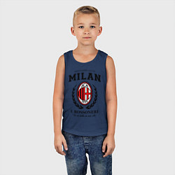 Майка детская хлопок Milan: I Rossoneri, цвет: тёмно-синий — фото 2