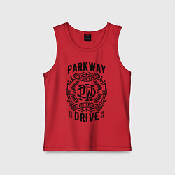 Майка детская хлопок Parkway Drive: Australia, цвет: красный