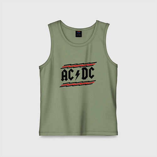 Детская майка AC/DC Voltage / Авокадо – фото 1