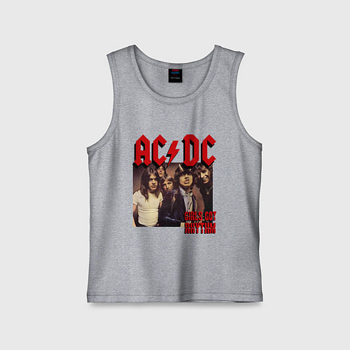 Детская майка Girls got the rhythm / Меланж – фото 1