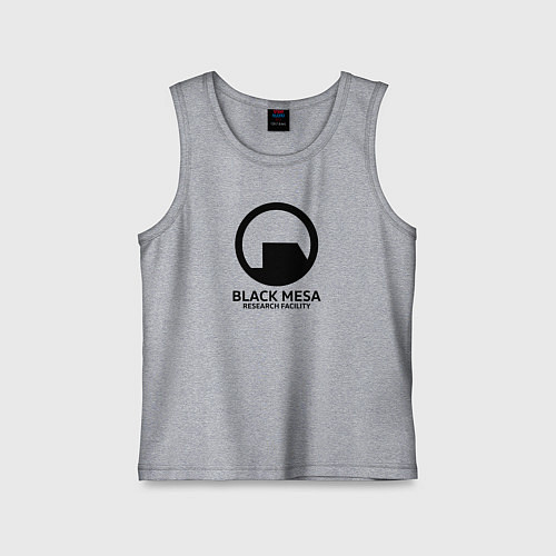 Детская майка Black Mesa: Research Facility / Меланж – фото 1