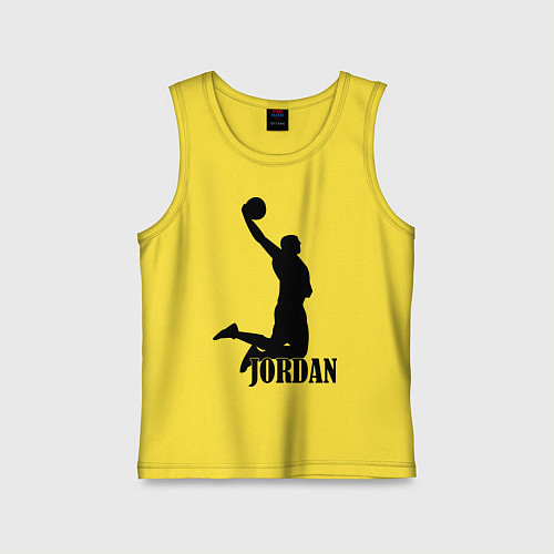 Детская майка Jordan Basketball / Желтый – фото 1