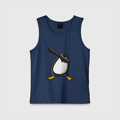 Детская майка DAB Pinguin / Тёмно-синий – фото 1