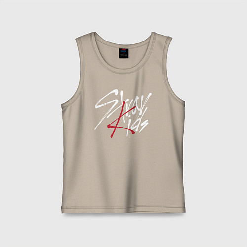 Детская майка Stray Kids / Миндальный – фото 1