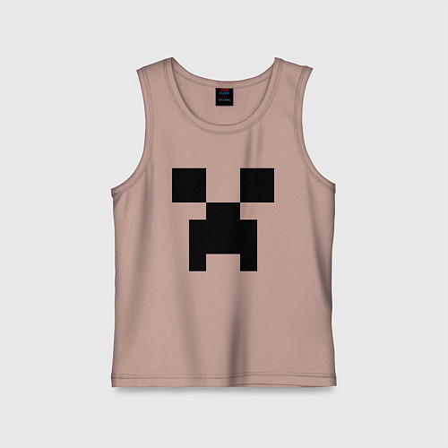 Детская майка Minecraft / Пыльно-розовый – фото 1