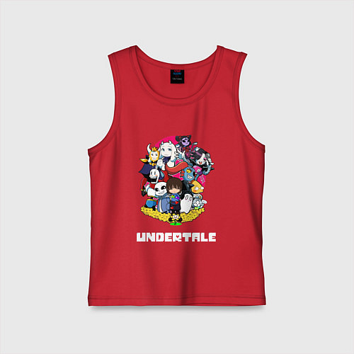 Детская майка UNDERTALE / Красный – фото 1