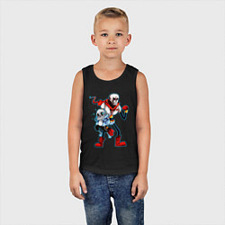 Майка детская хлопок UNDERTALE, цвет: черный — фото 2