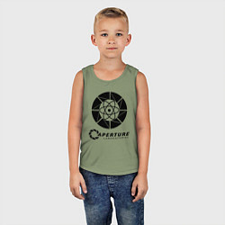 Майка детская хлопок PORTAL, цвет: авокадо — фото 2