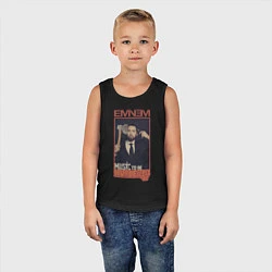 Майка детская хлопок Eminem MTBMB, цвет: черный — фото 2