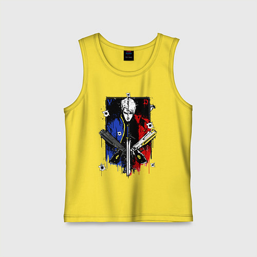 Детская майка DMC / Желтый – фото 1