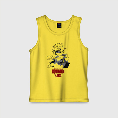 Детская майка Vinland saga Thorfinn / Желтый – фото 1