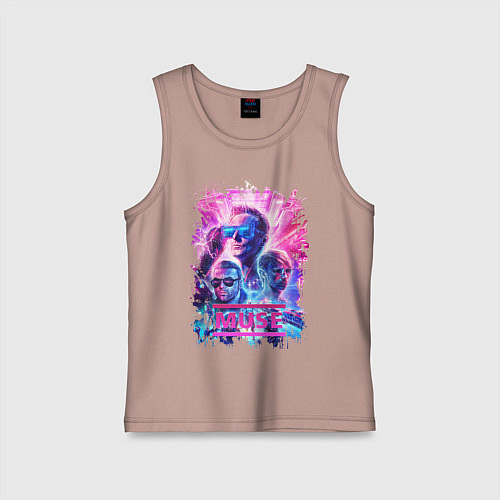 Детская майка Muse / Пыльно-розовый – фото 1