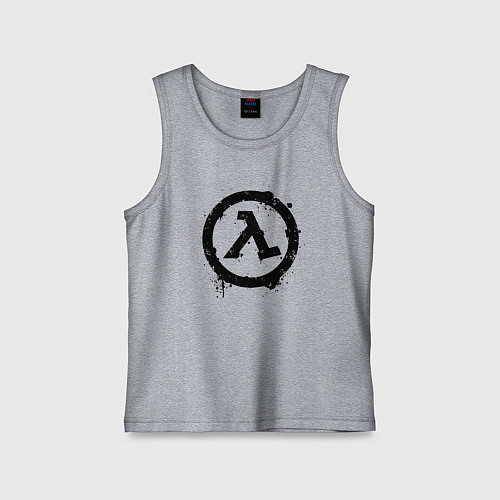 Детская майка HALF-LIFE / Меланж – фото 1