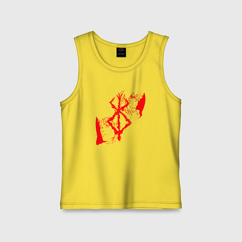 Детская майка BERSERK / Желтый – фото 1