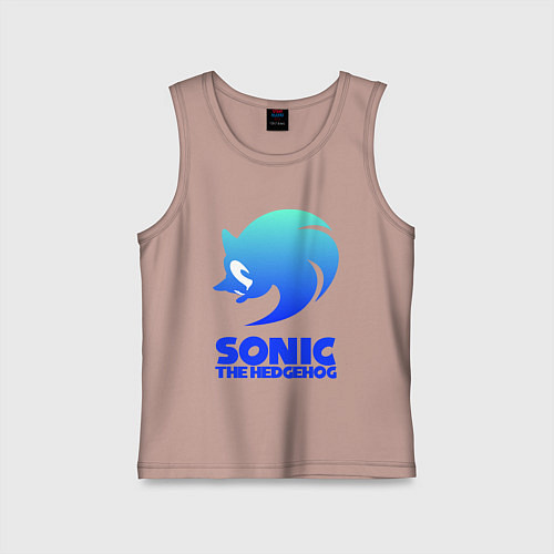 Детская майка СОНИК / Пыльно-розовый – фото 1