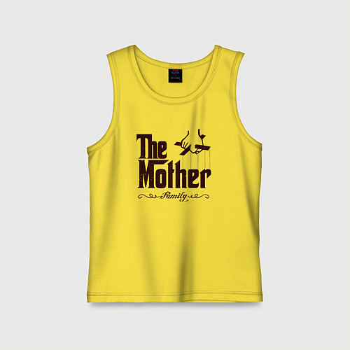 Детская майка The Mother / Желтый – фото 1