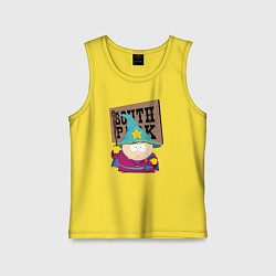 Майка детская хлопок ЮЖНЫЙ ПАРК, цвет: желтый