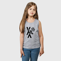 Майка детская хлопок Machine Gun Kelly, цвет: меланж — фото 2