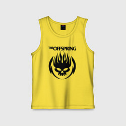 Майка детская хлопок THE OFFSPRING, цвет: желтый