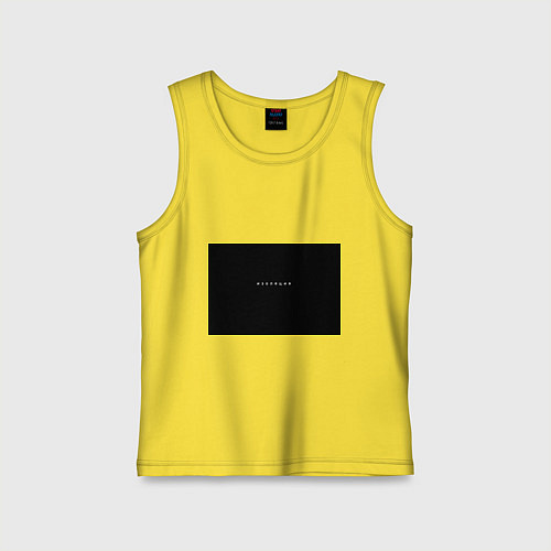 Детская майка Изоляция / Желтый – фото 1