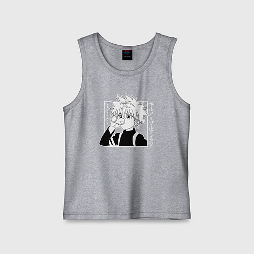 Детская майка Killua Hunter x Hunter Киллуа / Меланж – фото 1