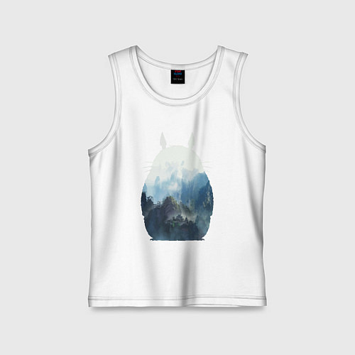 Детская майка Тоторо / Белый – фото 1