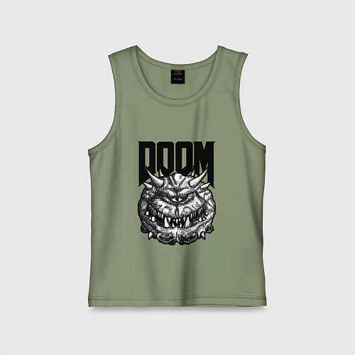 Детская майка КАКОДЕМОН DOOM Z / Авокадо – фото 1