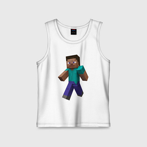 Детская майка Minecraft персонаж / Белый – фото 1