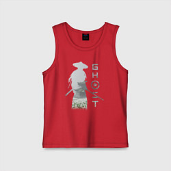 Майка детская хлопок TRDGhoTsuhim, цвет: красный